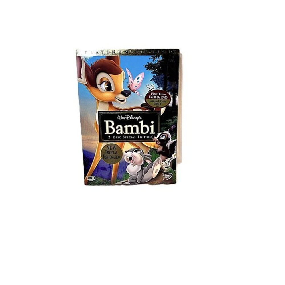 Disney's Bambi - 2-Disc Platinum Edition DVD (2005) – First Time Ever on DVD!